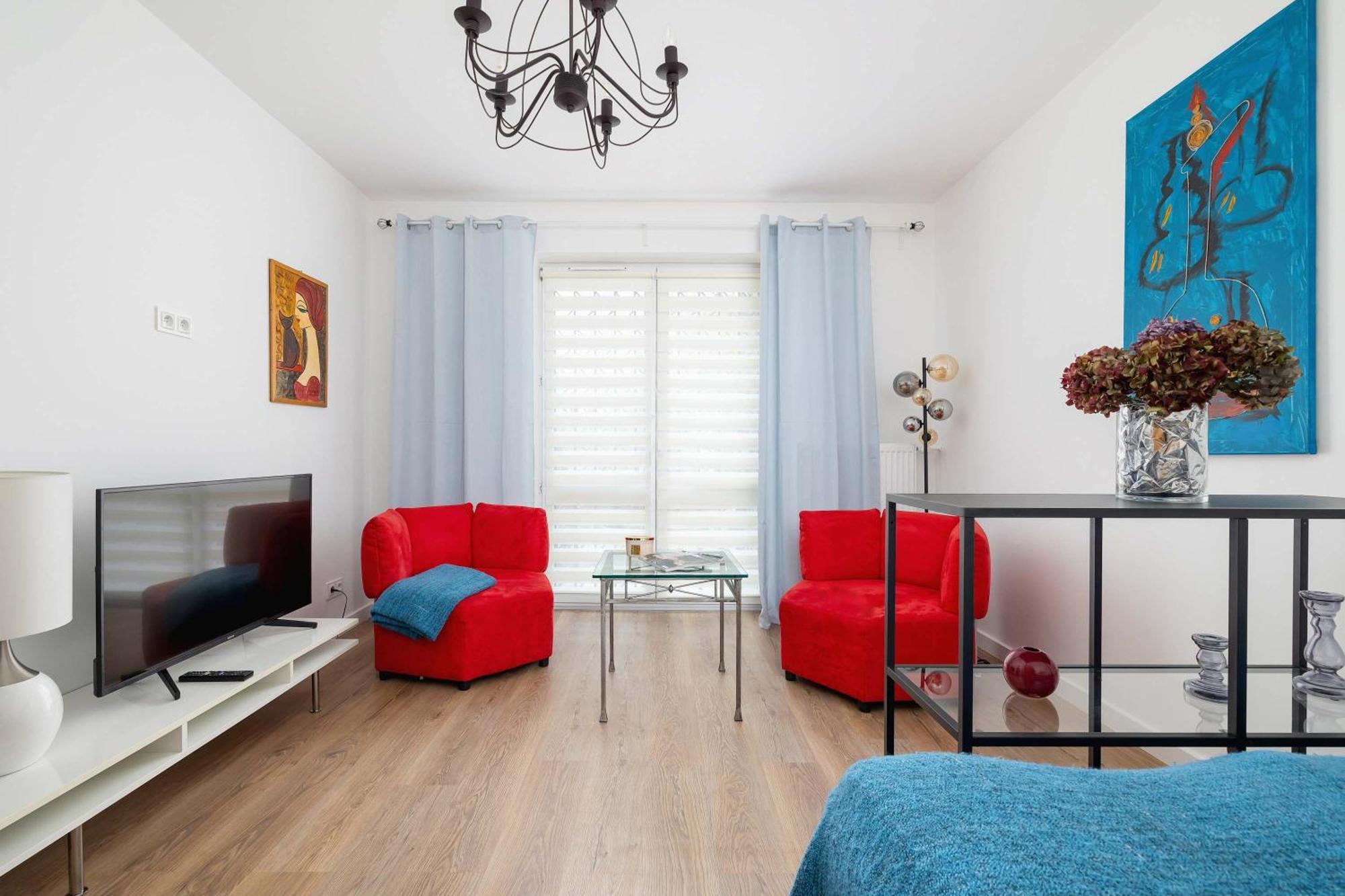 Colorful Studio Near The Spodek Arena In Katowice By Noclegi Renters Dış mekan fotoğraf